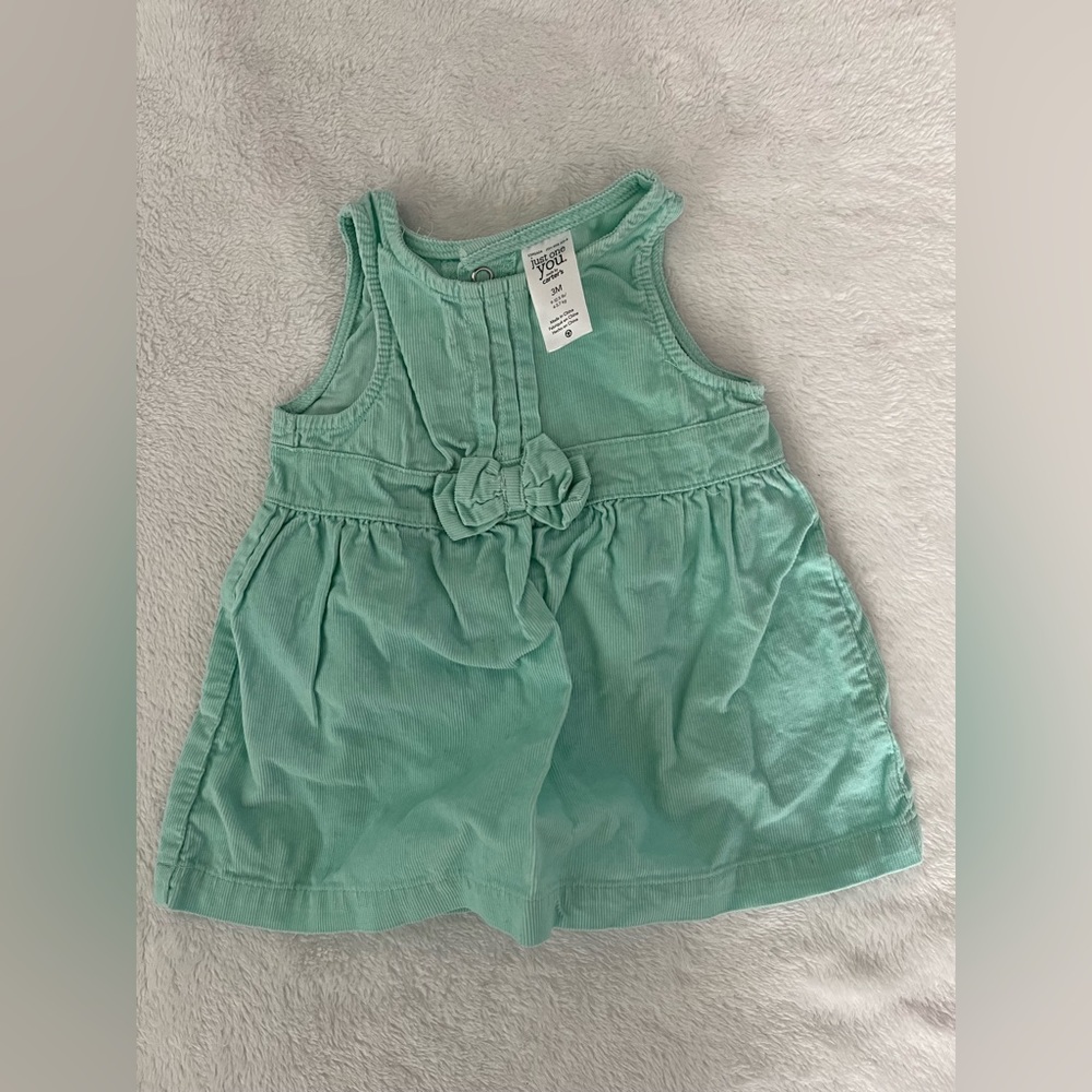 3 month Carter’s teal dress